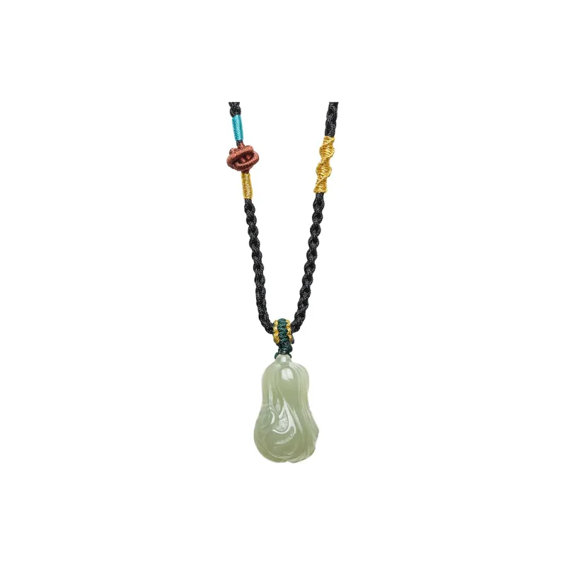 ZHOU LIU FU Pendants Green Jade Unisex-0
