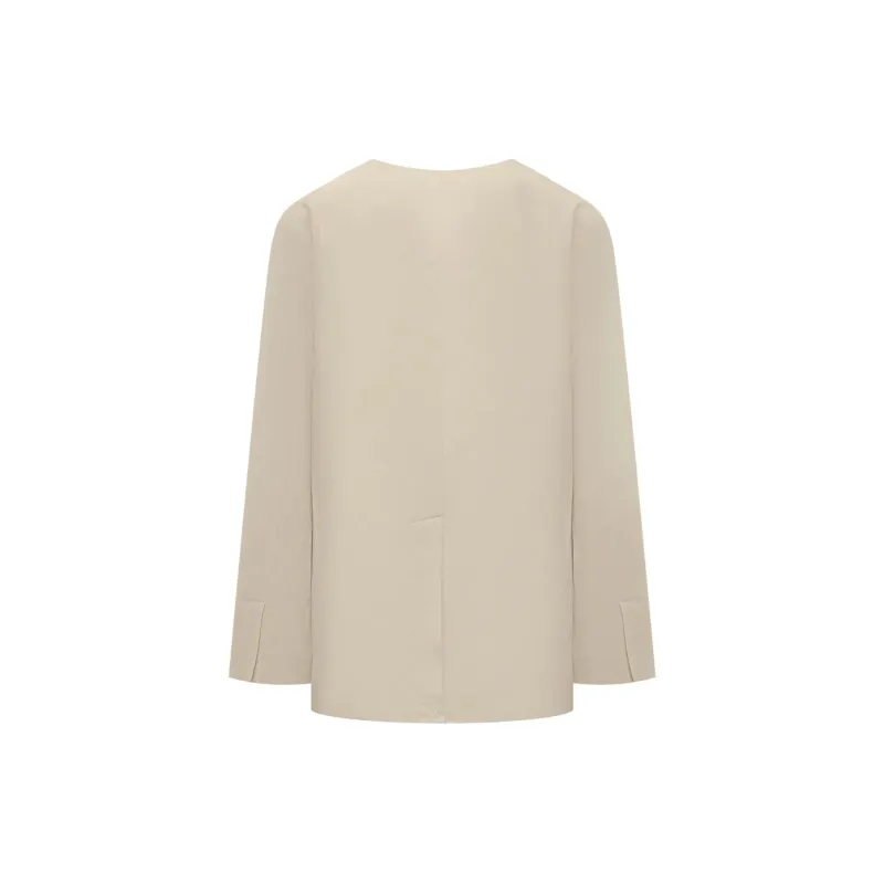 Loulou De Saison Jackets Coats Women's Beige-1