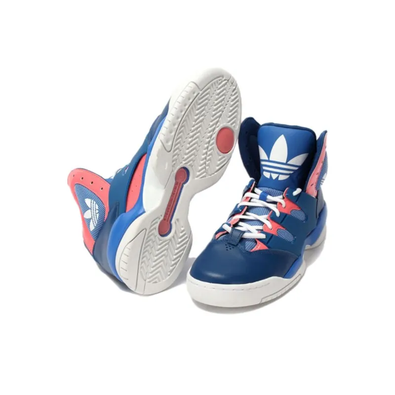 Adidas Originals GLC Anti Slip Wear Resistant High Top Casual Shoes Women's Blue-2