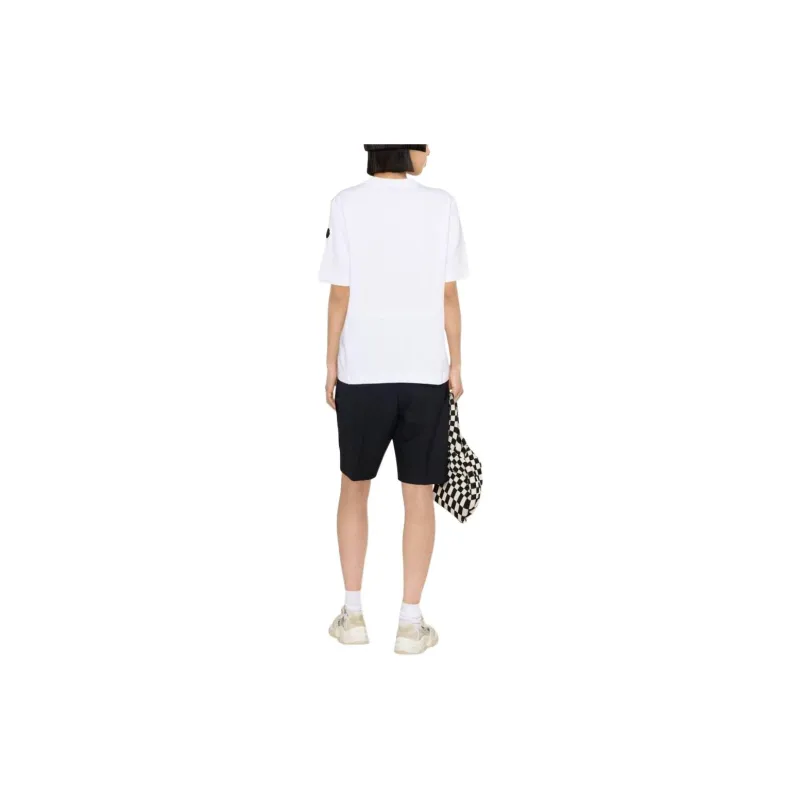 Moncler Logo embossed Cotton T shirt-3