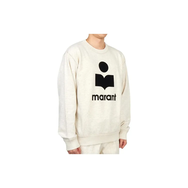 ISABEL MARANT ETOILE Logo Printed Crewneck Sweatshirt-3