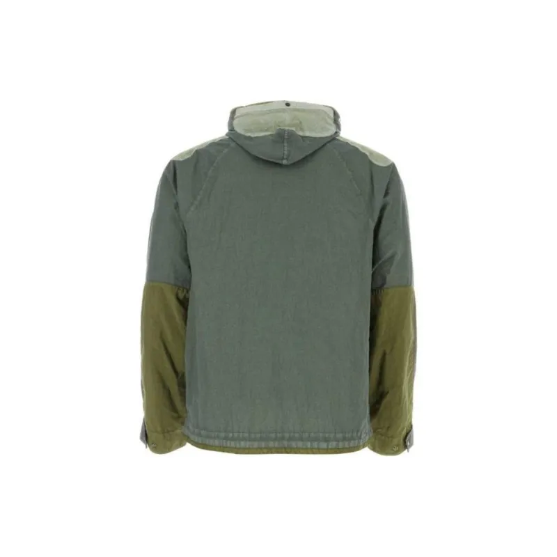 C.P.Company Zip Up Panelled Hooded Windbreaker-1