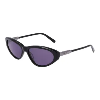 DKNY Plastic Cat Eye Sunglasses Unisex Black
