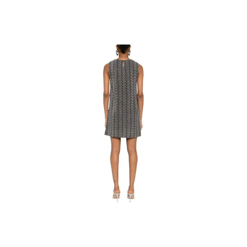 MISSONI Sleeveless Zig zag Mini Dress-2