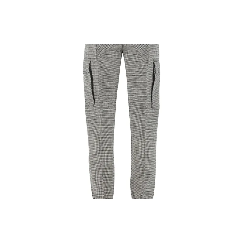 VERSACE FW22 Knitted Sports Pants Men's Gray-4