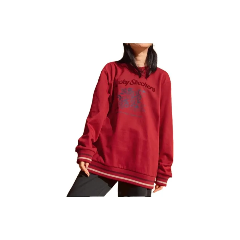 Skechers New Year Sweatshirt Unisex Berry Red-2