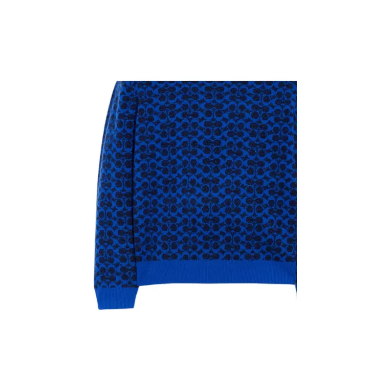 COACH SS23 Sweater Men's Bright Blue-5