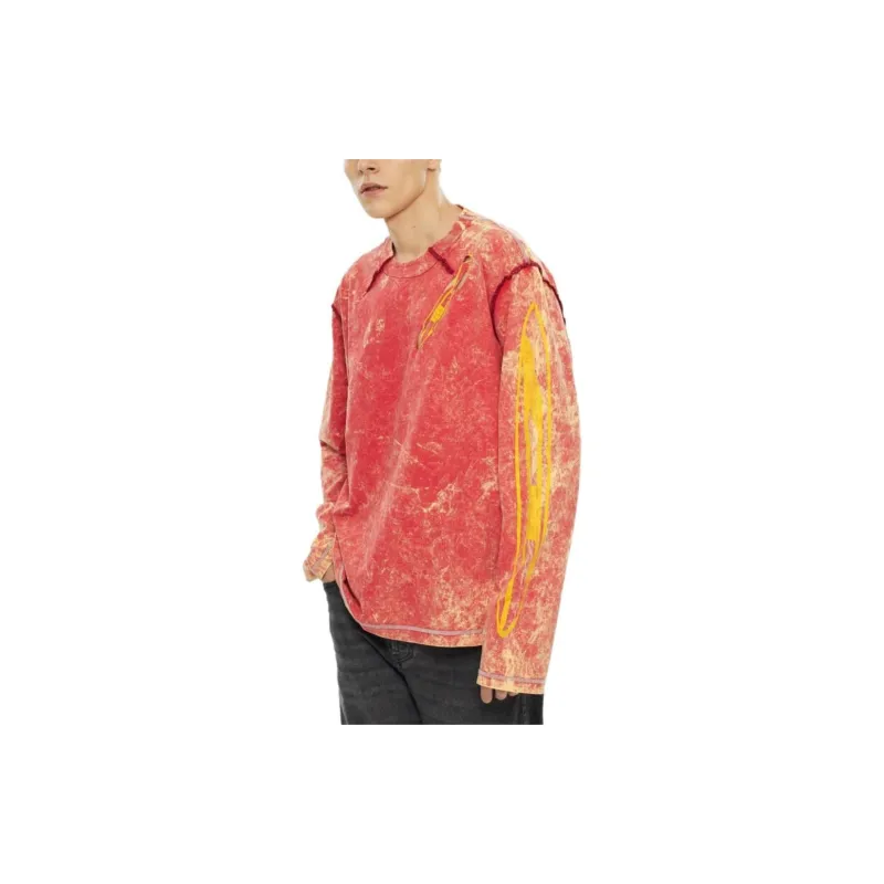 DIESEL T Shirts Men Red-4