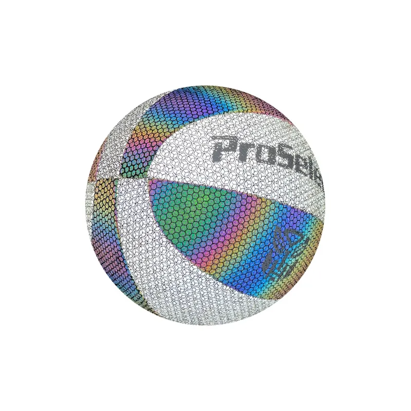 ProSelect x Transformers PU Basketball Gray Black Size 5 Reflective Kids'-4