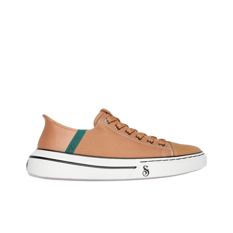 Snoop Dogg x Skechers Snoop One Anti-Slip Wear-Resistant Low-Top Canvas Shoes Men's Orange-1