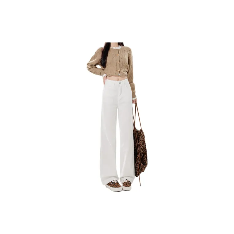 Concubine Zhu Jeans Unisex White-10