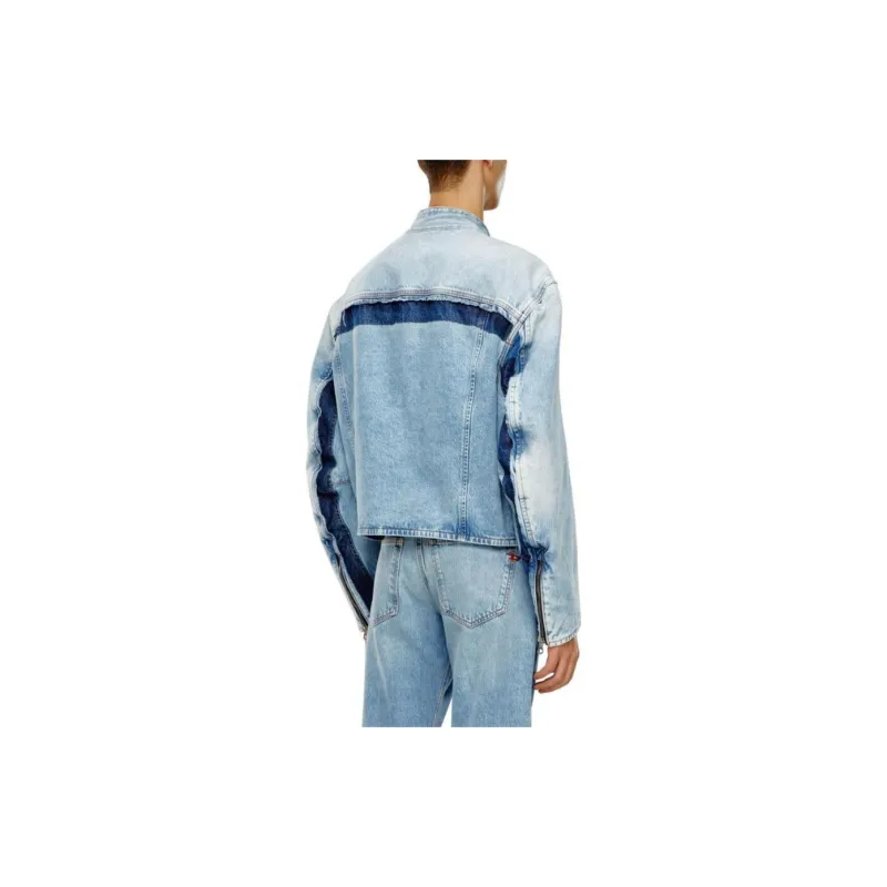 DIESEL Regular Fit Trucker Zipped Jacket-3