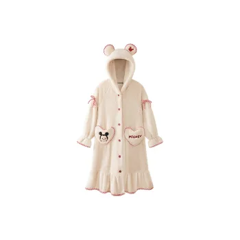JINGYUN x Disney Pajama Robe Women's Apricot