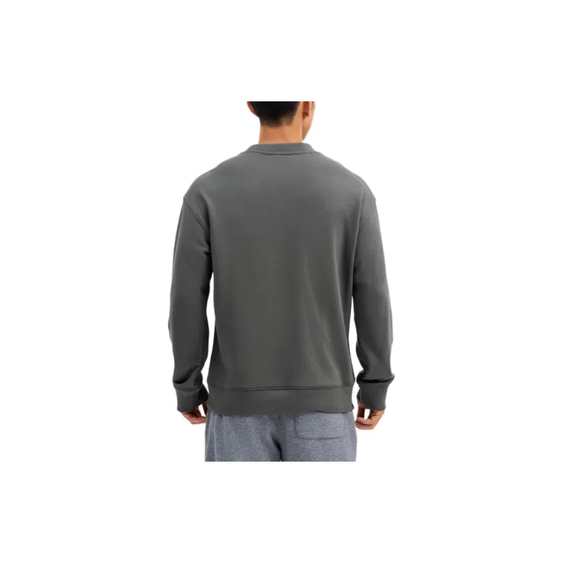 DECATHLON DOMYOS CREW NECK SWEATER 500 Sweatshirt Men's Khaki Gray-1