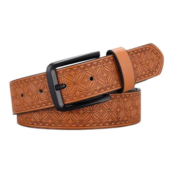 JEANSWEST Pu Leather Belts Men's 3.5cm