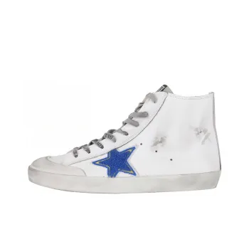 Golden Goose High Top Skateboard Shoes Men's White