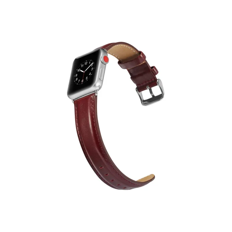 Vobafe Watch Band Apple Compatibility Cowhide Leather Material-19