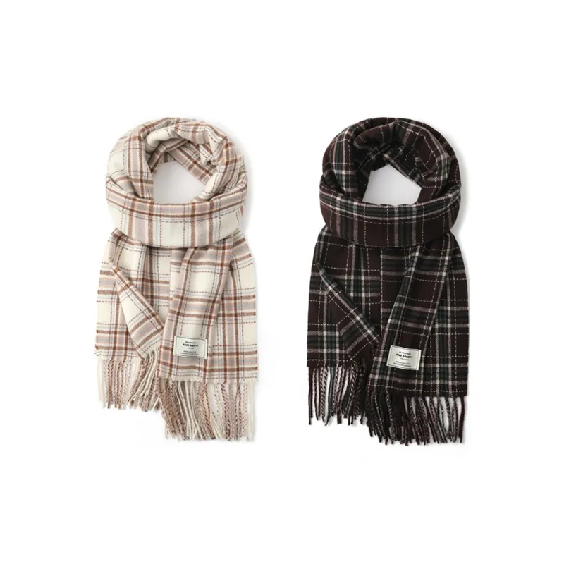 FREE RABBITⅡ Soft Skin Friendly Comfortable Warm Shawl Advanced Korean Style Scarf Unisex-14