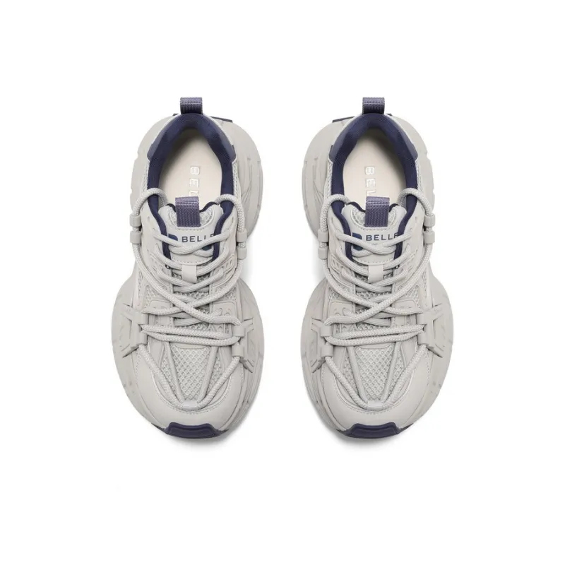 BELLE Wear-Resistant Slip-Resistant Low-Top Chunky Sneakers Women's-7
