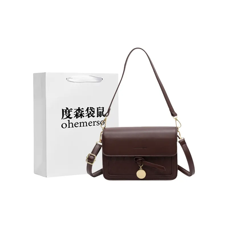 Dusen Kangaroo PU Crossbody Bag Regular Women's Multicolor-26
