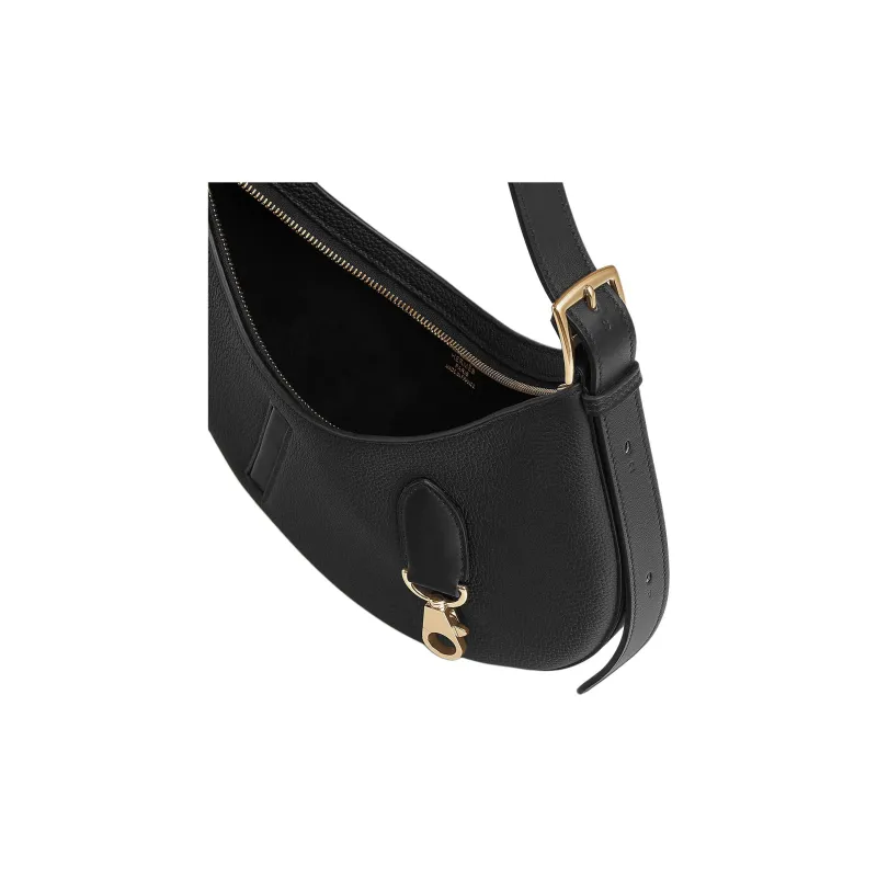HERMES P'tit Arcon Togo Leather With Swift Calfskin Shoulder Bag Crossbody Bag Women's Black-3