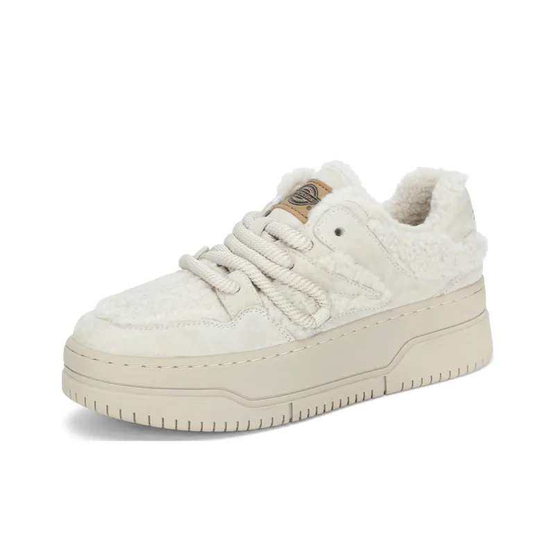 Dickies Low-Top Skateboard Shoes Women's Beige-1