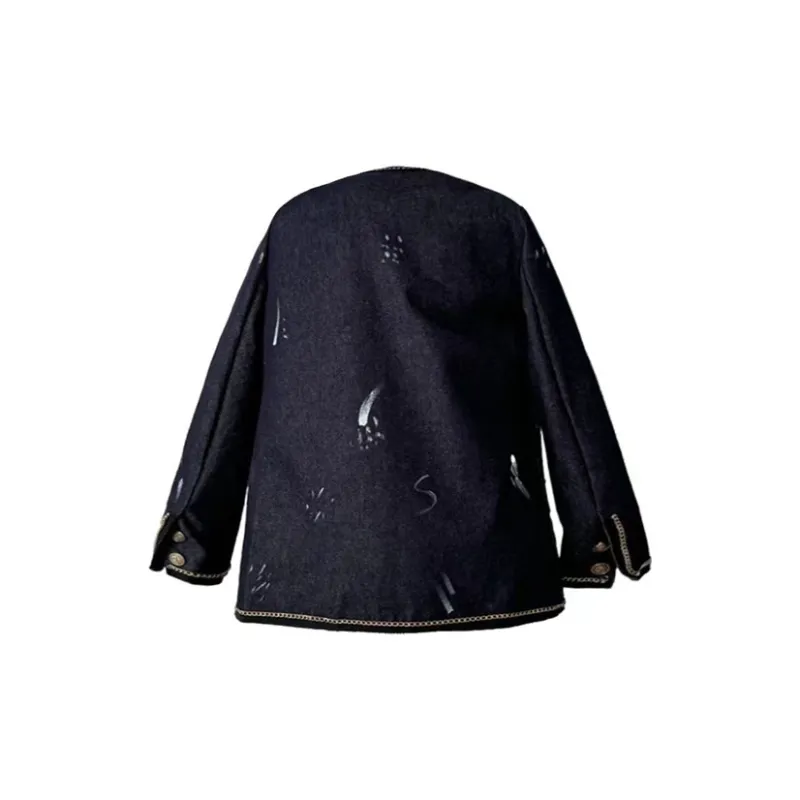 JOSR Jackets Coats Women's Navy Blue-1