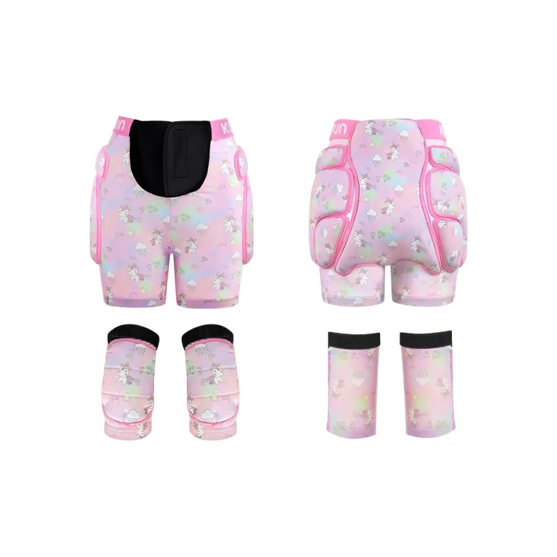 KUFUN Ski Protective Gears EVA+Lycra Butt Protector Pad Kids'-7