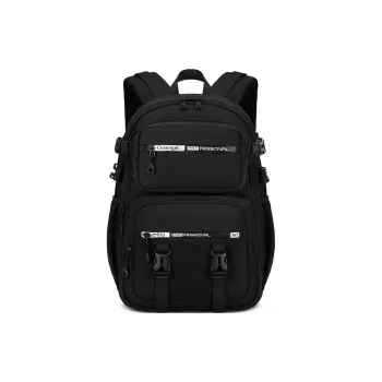 MOK Oxford Backpack Regular Unisex Black/Purple/Pink