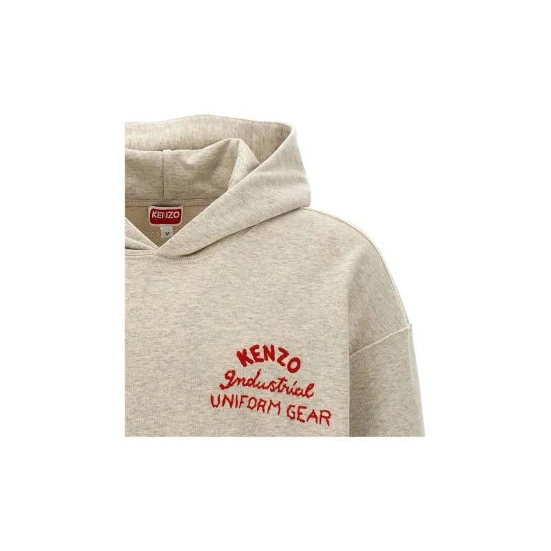 KENZO Drawn Varsity Tiger Printed Hoodie-2