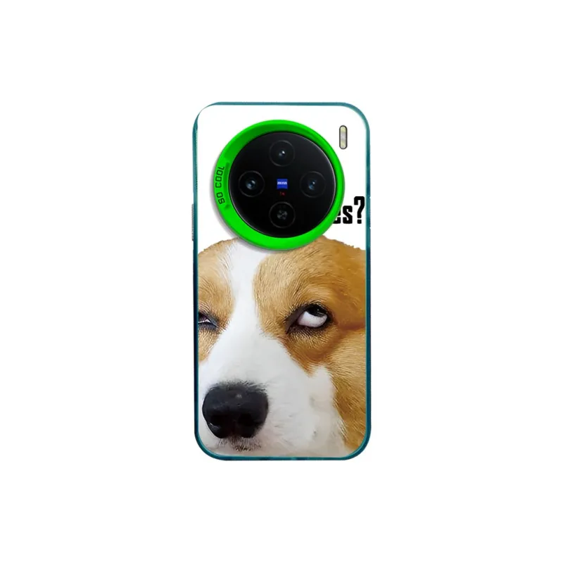 LONGYUGU Silicone Material Quirky Disdainful Short Leg Corgi Phone Case Compatible With VIVOX Collection All Models-2