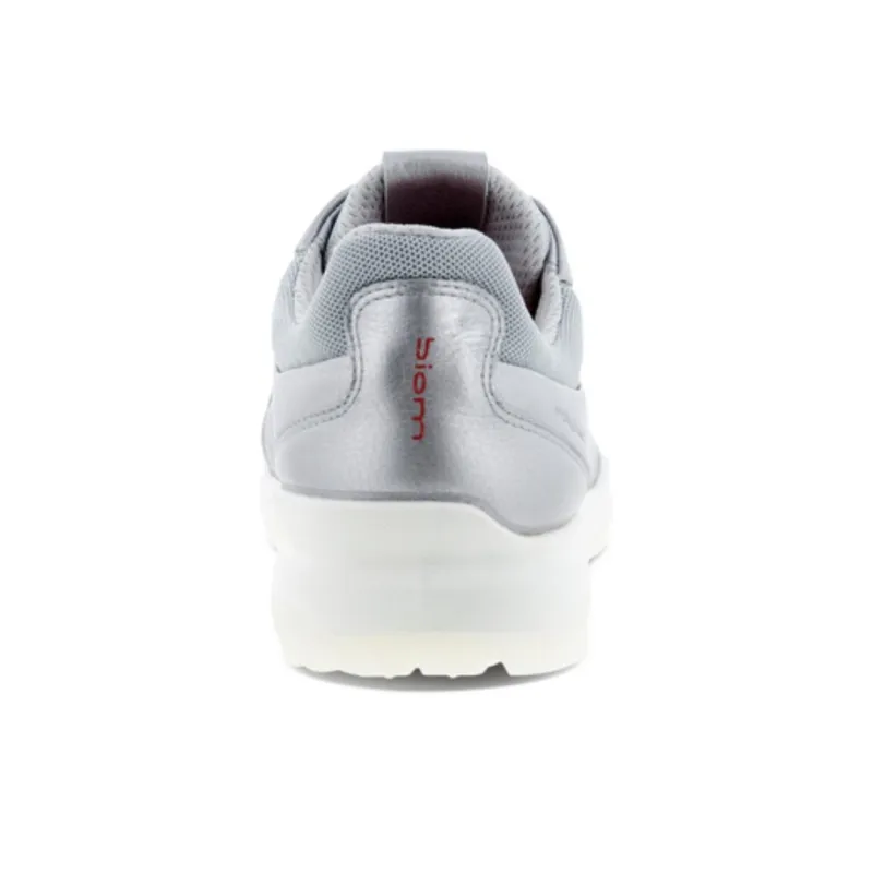 Ecco Low Top Casual Shoes Women's Silver-2