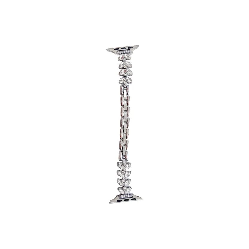 NCFCK Watch Band Apple Compatibility Rhinestone Embellished Mermaid Diamond Chain Material-12