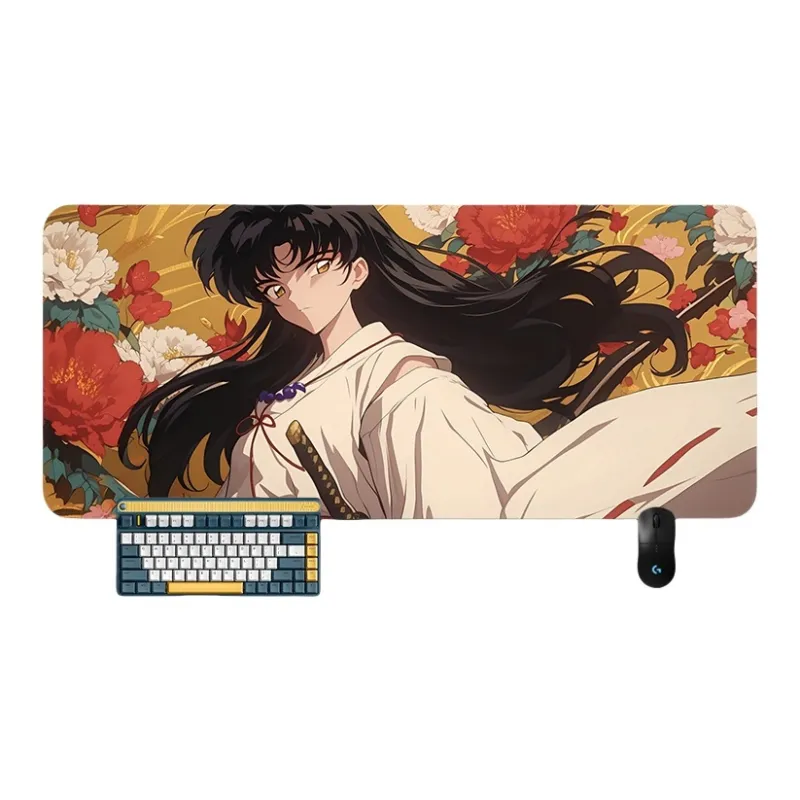 SHIBADU Rubber Inuyasha Extra Large Anime Computer Table Mat Desk Mat Good Looking Mouse Pad Mouse Pads-10