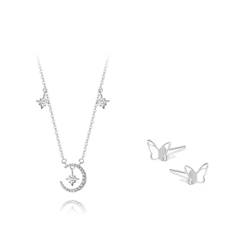 KUMET Sterling Silver Necklaces Women's Couple Birthday Gift For Anniversary