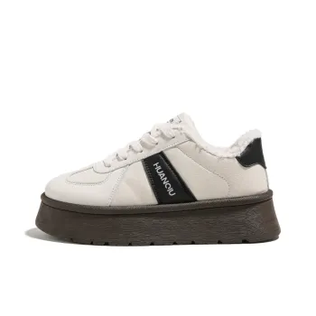 HUANQIU Coverage Warm And Wear Resistant Low Top Skateboard Shoes Women's