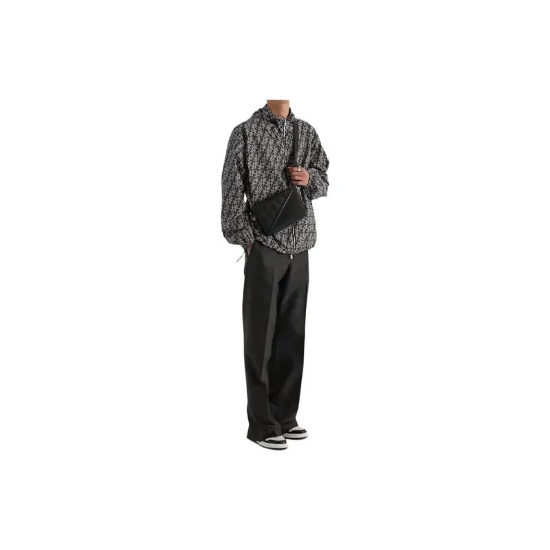 FENDI Ff Jacquard Hooded Tunic Jacket-3