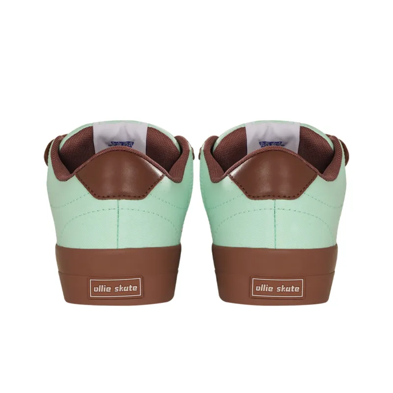 Ollieskate Wear Resistant Balance Low Top Skateboard Shoes Unisex Green-4