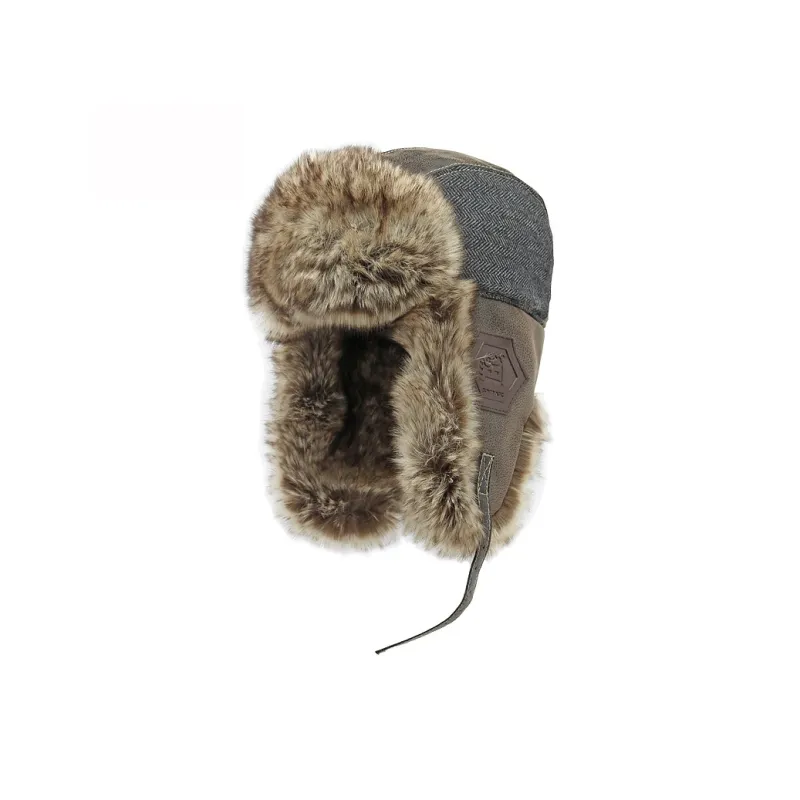 TUCANO Artificial Leather Trapper Hats Unisex-4