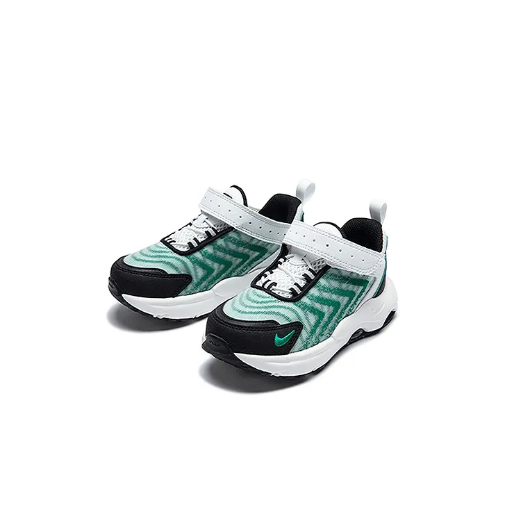 Nike Air Max TW Abrasion Resistant Low Top Kids' Running Shoes White Green Kids'-2