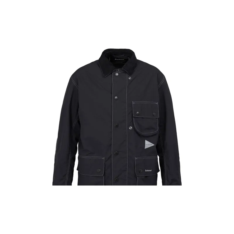 BARBOUR x And Wander Collaboration FW22 Jackets Coats Men's Black-3