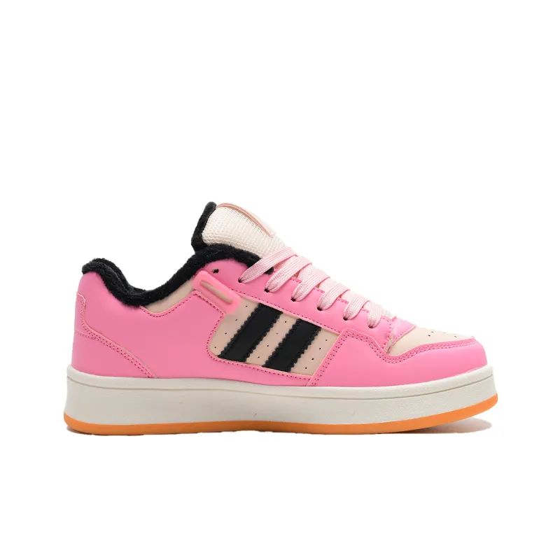 KAAVER OTTO Low-Top Skateboard Shoes Unisex Pink Black-2