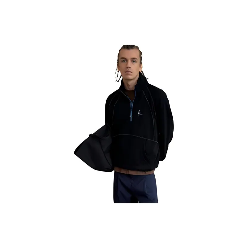 Umamiism Half Zip Sweatshirt Unisex-1