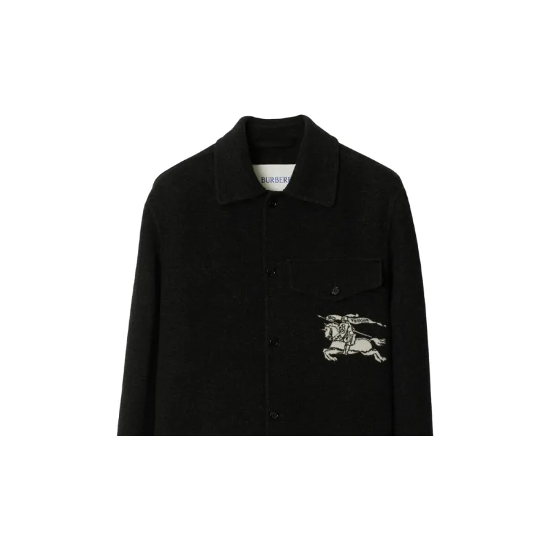 Burberry Ekd Motif Long Sleeved Jacket-4
