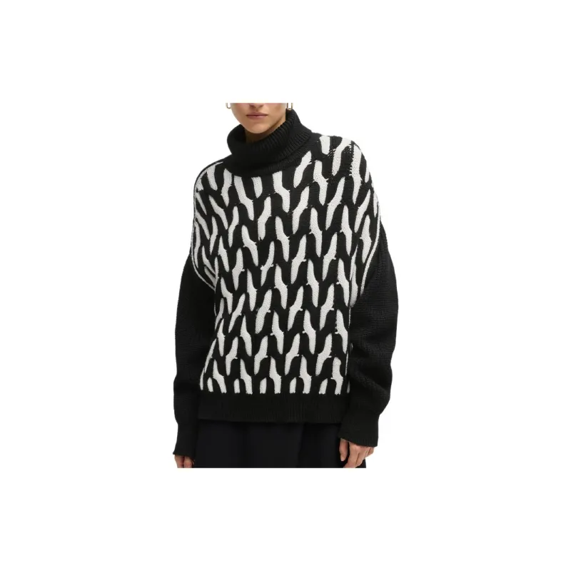HUGO BOSS Cable knit Wool Sweater-3