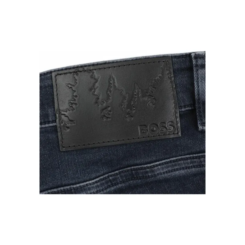 HUGO BOSS SS24 Jeans Men's Dark Blue-9