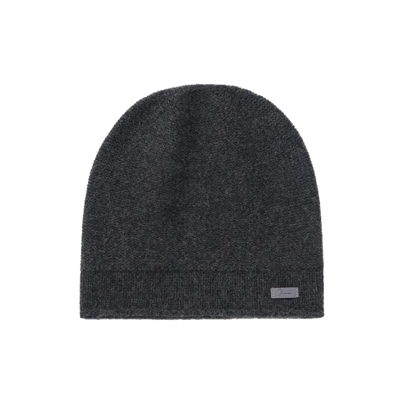 JIUMU Pure Cashmere Beanies Men's-2