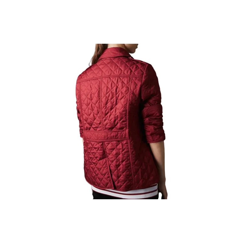 Burberry Puffer Jacket Women's Red-2