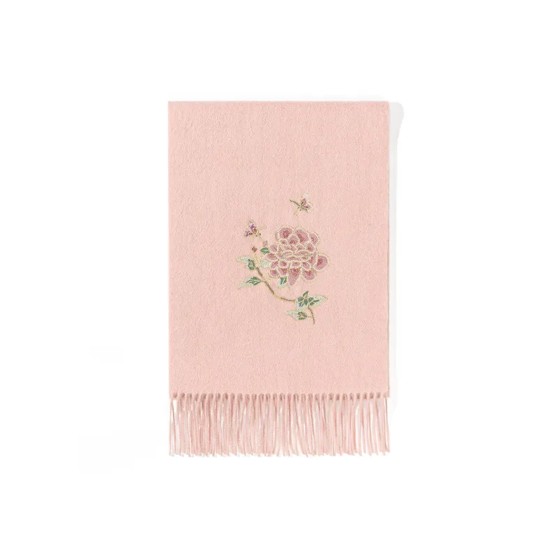 Shanghai Story Sheep Wool Knit Scarves Women's Butterfly Love-14