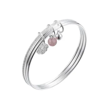 DVNRR 999 Fine Silver Sterling Silver Bracelets Women's Gift Box Set Good Luck